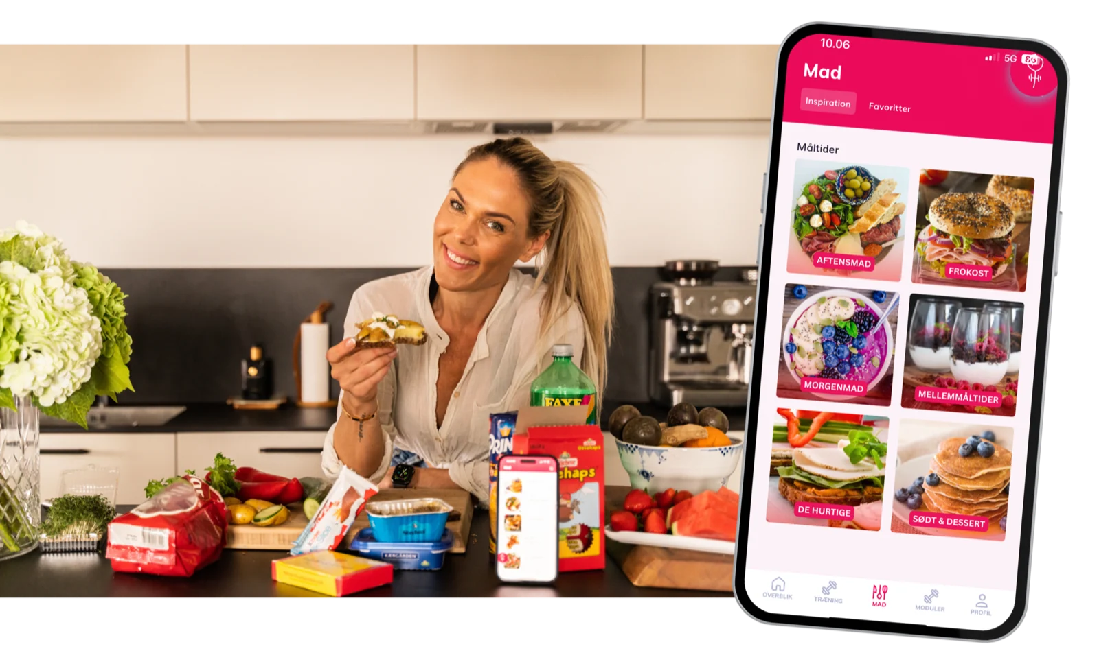 Mad-universet i Missfit-appen
